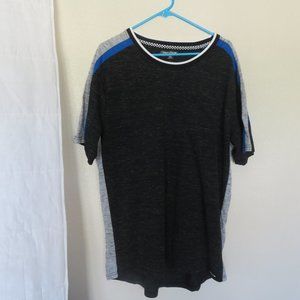 Division Black Striped Short Sleeve‎ Top 2XL